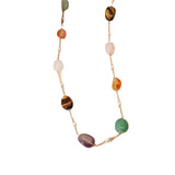 Natural Stone Pearl Pendant Necklace for Women