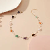 Natural Stone Pearl Pendant Necklace for Women