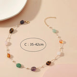 Natural Stone Pearl Pendant Necklace for Women