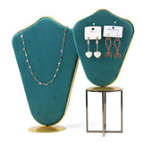 Velvet Jewelry Organizer Necklace Earring Display Stand