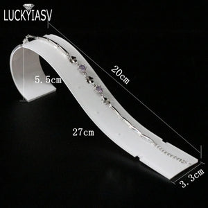 Acrylic Necklace Bracelet Organizer Stand
