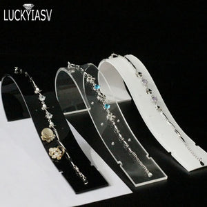 Acrylic Necklace Bracelet Organizer Stand