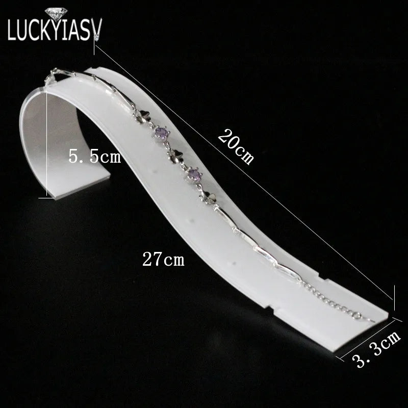 Acrylic Necklace Bracelet Organizer Stand