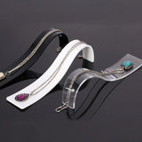 Acrylic Necklace Organizer Holder Stand Bracelet Case Jewellry Display