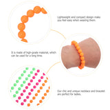 Neon Bracelet Set Mermaid Rainbow Charm Beads Girls Jewelry Party Favor
