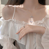 Water Clouds Choker Necklace 925 Sterling Silver Jewelry For Women