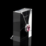Acrylic Necklace Pendant Display Stand Chain Jewelry Holder