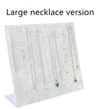 Necklace Pendant Display Stand Jewelry Organizer Holder Storage Case