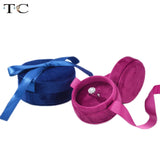 Velvet Necklace Pendant Display Box with Silk Ribbon Holder