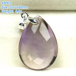 Natural Ametrine Pendant Beauty Beads Silver Stone AAAAA