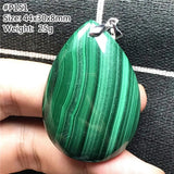 Malachite Chrysocolla Pendant Necklace Water Drop Crystal Beads Silver
