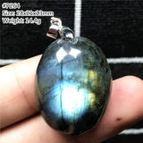 Labradorite Pendant Necklace Lucky Moonstone Beads Stone AAAAA