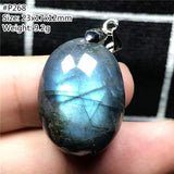 Labradorite Pendant Necklace Lucky Moonstone Beads Stone AAAAA