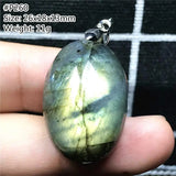 Labradorite Pendant Necklace Lucky Moonstone Beads Stone AAAAA