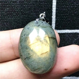 Labradorite Necklace Pendant Silver Moonstone Gemstone