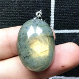Labradorite Necklace Pendant Silver Moonstone Gemstone