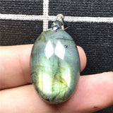 Labradorite Pendant Silver Moonstone Gemstone AAAAA