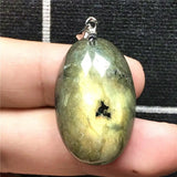 Labradorite Necklace Pendant Crystal Silver Moonstone Gemstone AAAAA
