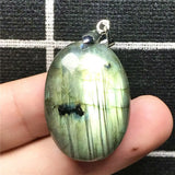 Labradorite Pendant Necklace Crystal Moonstone Gemstone Silver Jewelry