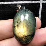 Labradorite Pendant Necklace Silver Moonstone Gemstone AAAAA