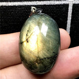 Labradorite Pendant Necklace Silver Moonstone Gemstone AAAAA