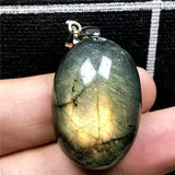 Labradorite Pendant Necklace Silver Moonstone Gemstone AAAAA