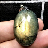 Labradorite Pendant Necklace Silver Moonstone Gemstone AAAAA