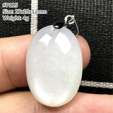 Moonstone Necklace Pendant - Natural Light Crystal Silver Stone