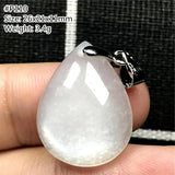 Moonstone Necklace Pendant - Natural Light Crystal Silver Stone