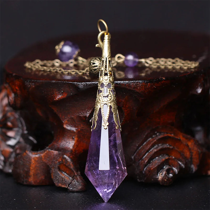 Crystal Pendant Necklace Rope Bracelet DIY Craft