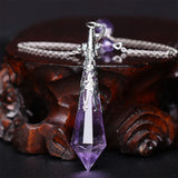 Crystal Pendant Necklace Rope Bracelet DIY Craft
