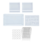 Necklace Pendant Storage Rack Mold Set with Display Stand & Base Mold