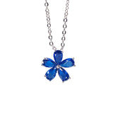 Sapphire Gemstone Pendant Necklace for Women