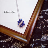 Sapphire Gemstone Pendant Necklace for Women