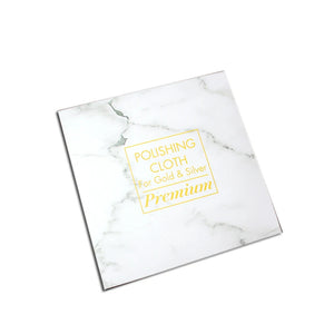Silver Jewelry Polishing Cloth Double-sided Velvet 8 * 8