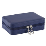 Multi-compartment Portable Faux Leather Jewelry Box