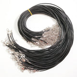 2mm Wax Leather Necklace Rope Chain 100pcs