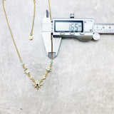 Sterling Silver Star & Moon Necklace - Bohemian Fine Jewelry