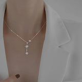 S925 Sterling Silver High Ladies Necklace Pendant Jewelry Women