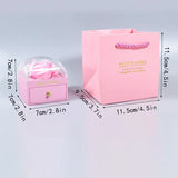 Rose Necklace Set for Women Gift Box