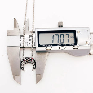 Sterling Silver Tiger Tooth Necklace Chain Bohemia Jewelry Gift