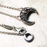 Sterling Silver Tiger Tooth Necklace Chain Bohemia Jewelry Gift