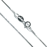 Necklace Venetian 925 Sterling Silver Rhodium plated sm 99 S0245