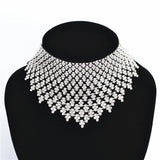 Wedding Necklace, Prom Jewelry, Rhinestone Accessories