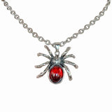 Y2k Crystal Drip Pendant Necklace Halloween Jewelry