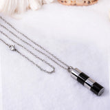 Stainless Steel Cylinder Waterproof Cremation Pendant Necklace