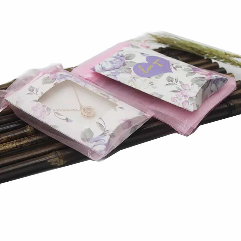 Kraft Necklace Box Set of 10 - 12.5*8*2cm