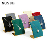 Metal Necklace Display Rack Vertical Jewelry Prop