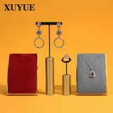 Metal Necklace Display Rack Vertical Jewelry Prop