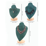 Wooden Necklace Display Rack Portrait Jewelry Counter Props